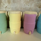 250ml slim can holders can hold the very popular drink that gives you wings. Available in 4 beautiful pastel colours and has a straw hole at the top. Can be personalised with any name by leaving a note at checkout or sending me a message once ordered.