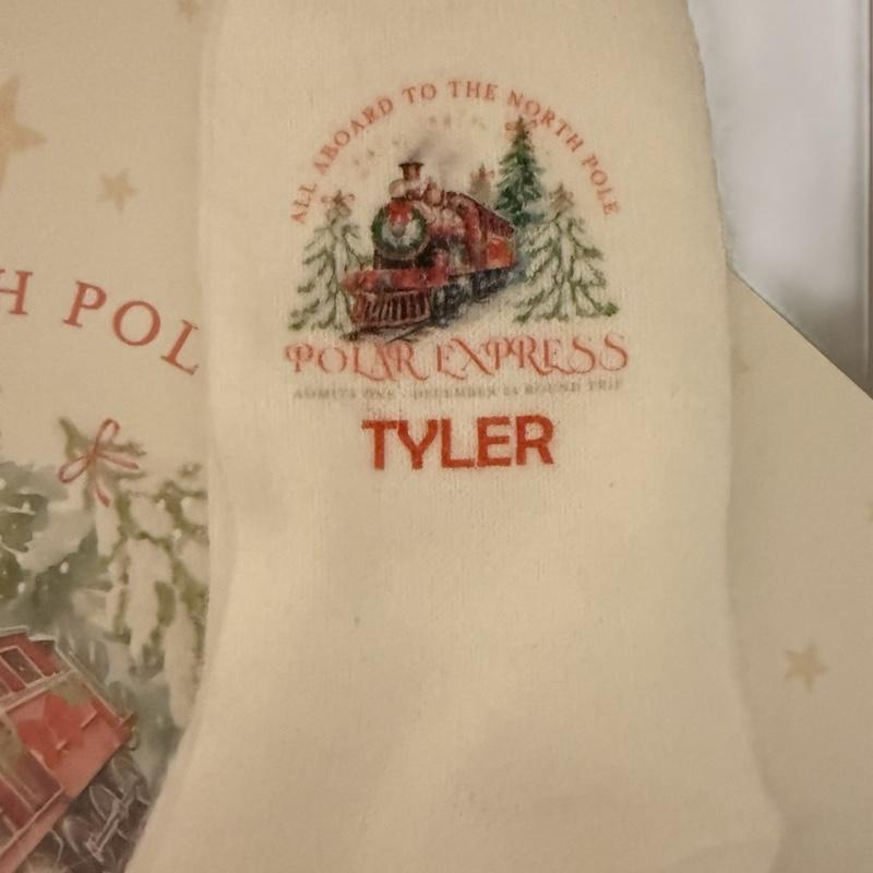 Christmas Themed Personalised Fluffy Socks with Festive Snowman and Reindeer Design for Cozy Holiday Wear White