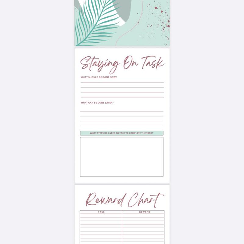 ADHD Planner for Effective Task Management and Goal Setting with Monthly Calendar and Priority Sheets 47 Pages British English Edition