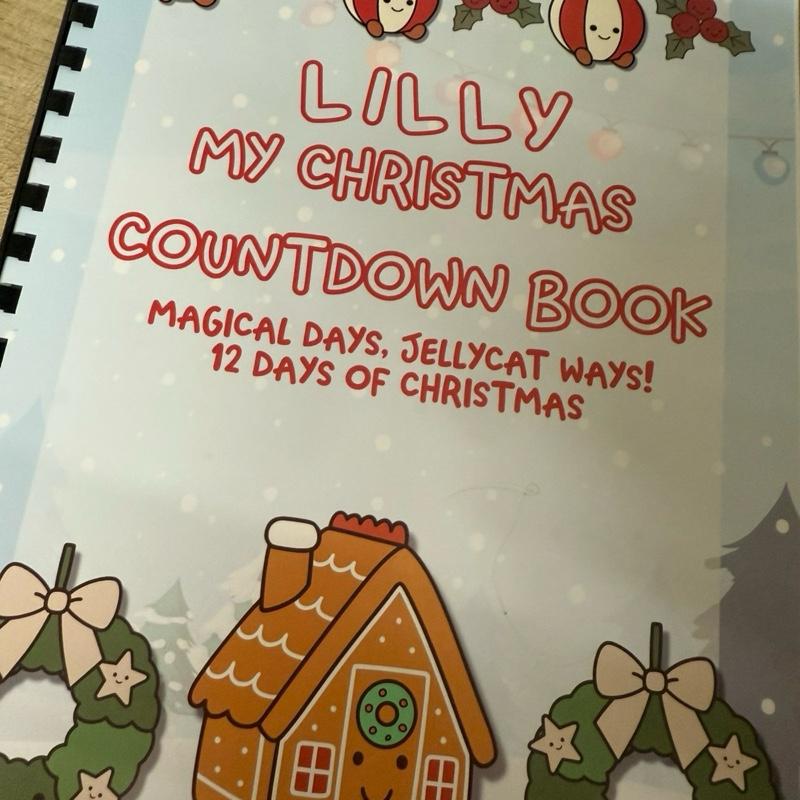 Personalised 12 days Count down to Christmas’s activity book