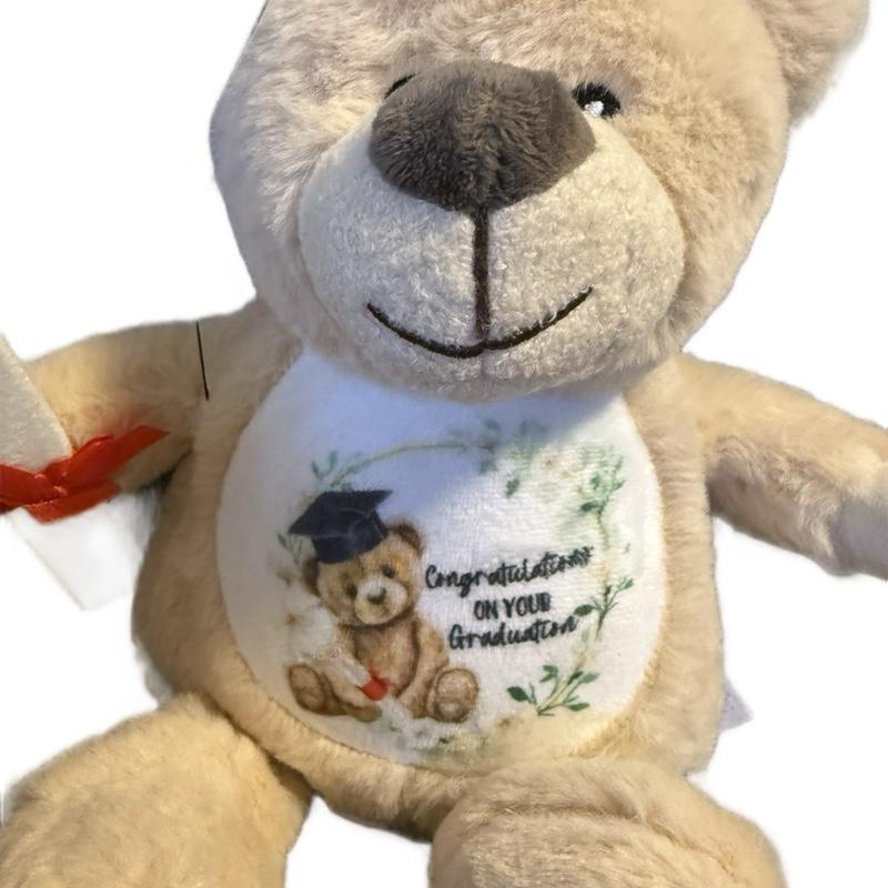 Graduation Soft Plush Bear gift Congratulations on Your Graduation Nursery Graduate Gift Keep Sake Present for New Graduates