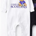 Come on Scotland football baby vest, baby grow, baby romper.