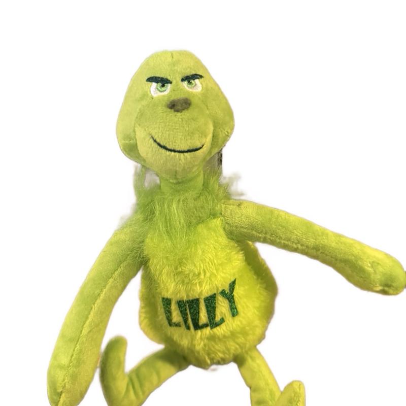 Green Christmas Personalised Soft Toy - Soft Plush Toy for Christmas Decoration