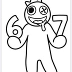 I Love 67 Colouring Books - 21 Pages for Creative Fun and Relaxation activity pack