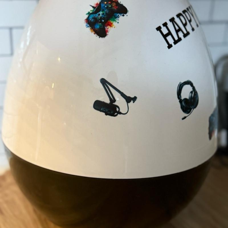 Personalised 16 inch jumbo gift storage egg