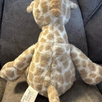 Personalised cute giraffe, soft toy, childrens personalised teddy, nursery. Add name at checkout or send a message after purchase