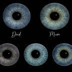 Beautiful Enhanced eye art, can be personalised, from 2 to 6 eyes, different designs available