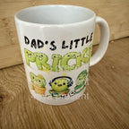 Funny Father’s Day personalised cactus mug, gifts for dads, coffee drinkers gifts, tea drinker gift, funny gifts, Father’s Day, 11oz ceramic mug Swear Message