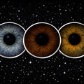 Beautiful Enhanced eye art, can be personalised, from 2 to 6 eyes, different designs available