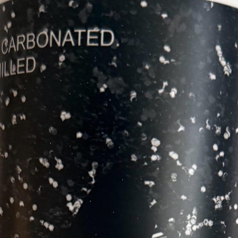 Black and white glitter effect 20oz tumbler for hot and cold drinks with lid and straw