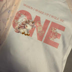 Unicorn Pyjamas 'When I Wake Up I Will Be One' with Fairy Themed Arms and Trousers for Kids. Can be personalised by leaving a note at checkout or dropping me a message once ordered