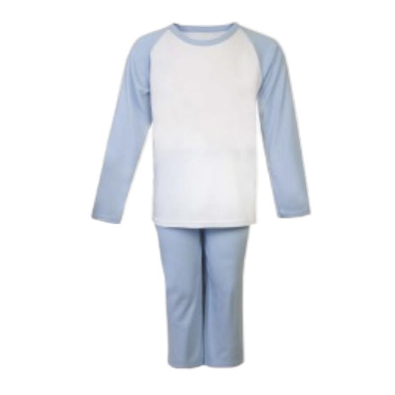 Pink or blue north pole personalised Christmas pyjamas