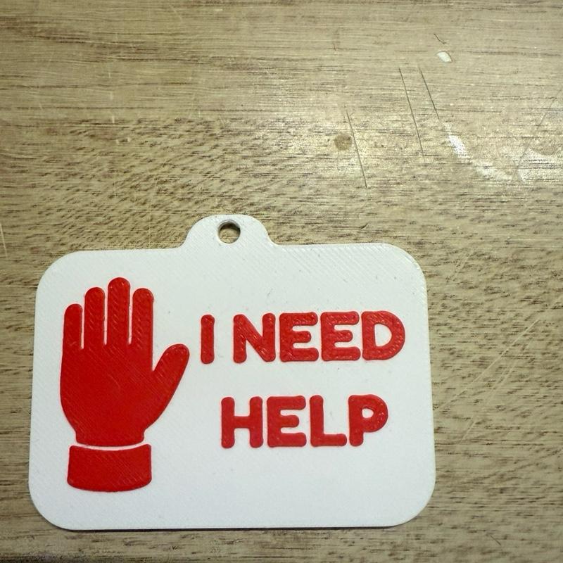 plastic 3d printed communication cards for assisting non-verbal adults and children, english language. Comes on a breakaway lanyard and you can chose between 3 and 11 of the cards in the pictures to match the colour of chosen lanyard. Message once ordered