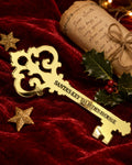 Personalised Santa’s Magic Key | 14cm Gold Acrylic Christmas Eve Key