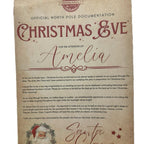 Personalised Christmas Eve letter from Santa