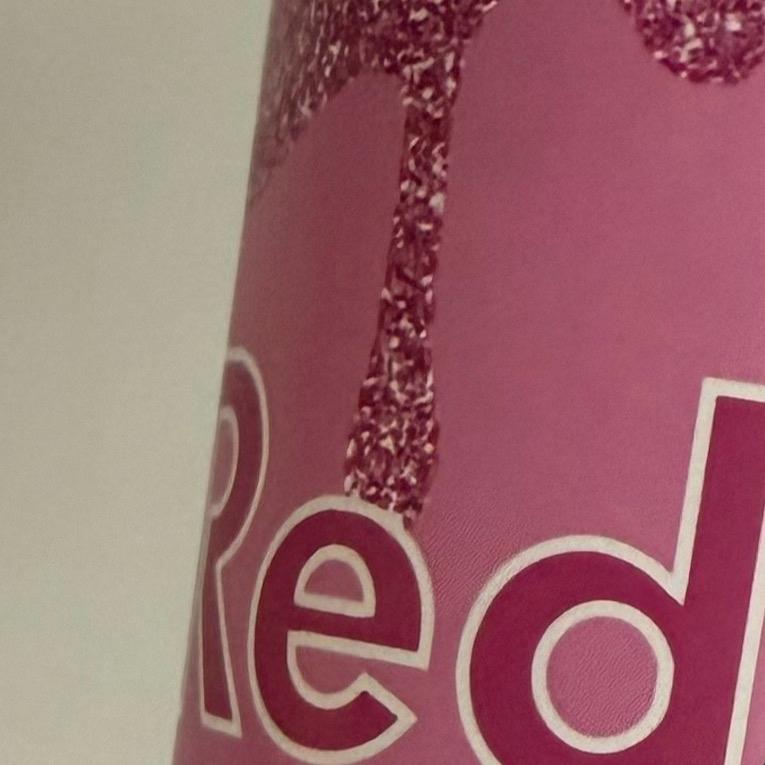 Pink Glitter Effect 20oz Tumbler with Lid and Straw for Hot and Cold Drinks - Perfect for Chilled Beverages