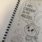 Childrens Positive Affirmations Colouring Book with Fun Characters and Inspirational Quotes for Kids