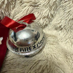 Personalised Believe Bell and Bag for Christmas Tree with Red Pouch for Small Gifts Perfect for Festive Decor Ornaments Decoration