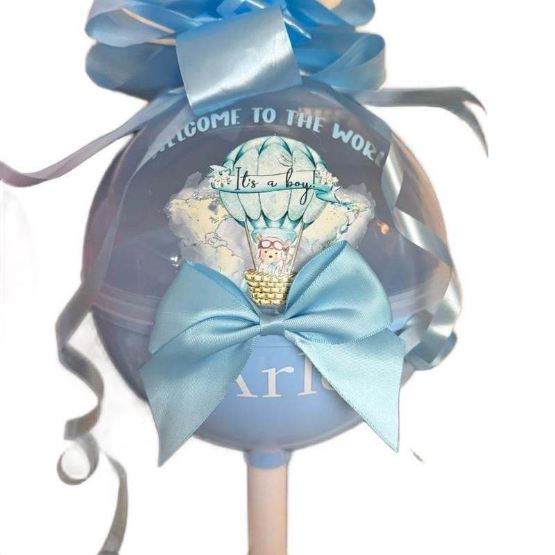 Giant fillable Easter themed plastic lollipop in yellow not filled Gift, organiser. Easter, birthday or valentines gift Hermione Granger