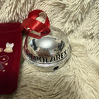 Personalised Believe Bell and Bag for Christmas Tree with Red Pouch for Small Gifts Perfect for Festive Decor Ornaments Decoration