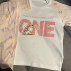 Unicorn Pyjamas 'When I Wake Up I Will Be One' with Fairy Themed Arms and Trousers for Kids. Can be personalised by leaving a note at checkout or dropping me a message once ordered