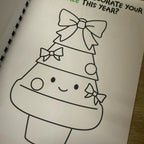 Personalised 12 days Count down to Christmas’s activity book