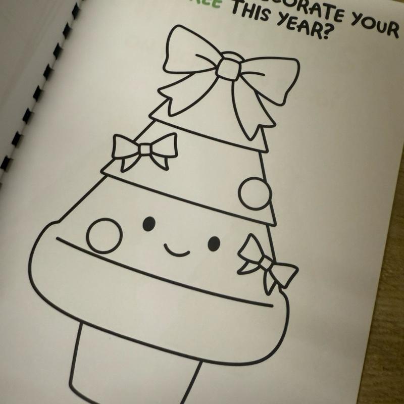 Personalised 12 days Count down to Christmas’s activity book