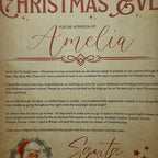 Personalised Christmas Eve letter from Santa