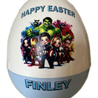 Custom 16inch Storage Egg Personalizable with Name and Picture in Various Colors Perfect for Gifts and Keepsakes