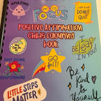 Childrens Positive Affirmations Colouring Book with Fun Characters and Inspirational Quotes for Kids