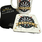 Father's Day Gift Set Including Mug Coaster and Socks for Fuzzy Dads Men's Socks Perfect Gifts for Dads