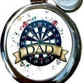 Dad sliver keyring with a small dad charm on perfect for Father’s Day, a gift to your dad, men’s gift, gifts for dads, Father’s Day gifts