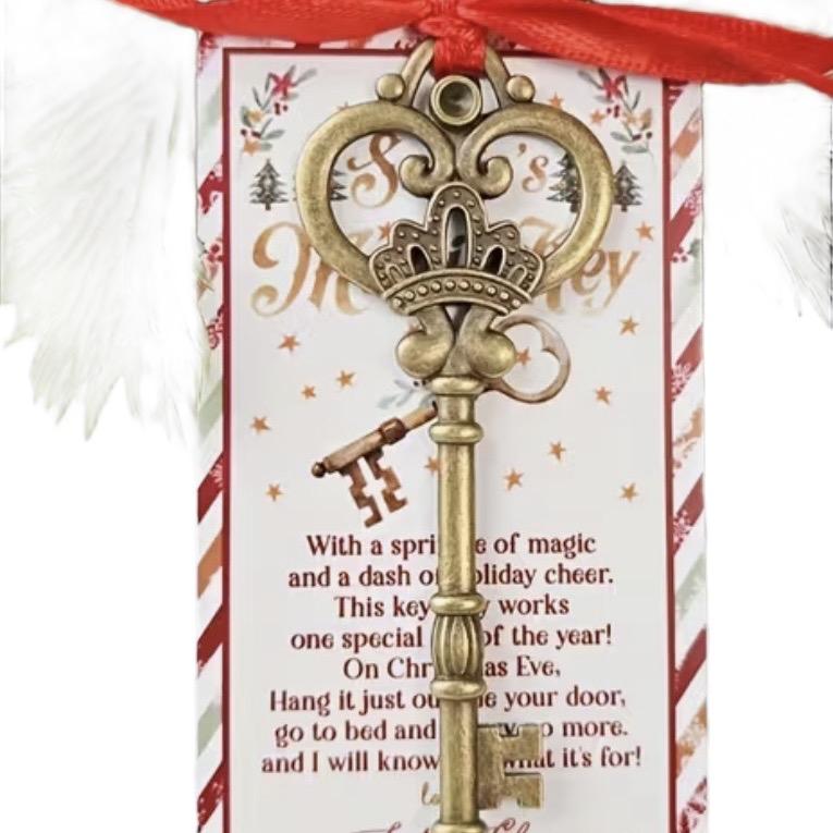 Santas magic key perfect for Christmas Eve box Magical Decoration Ornaments