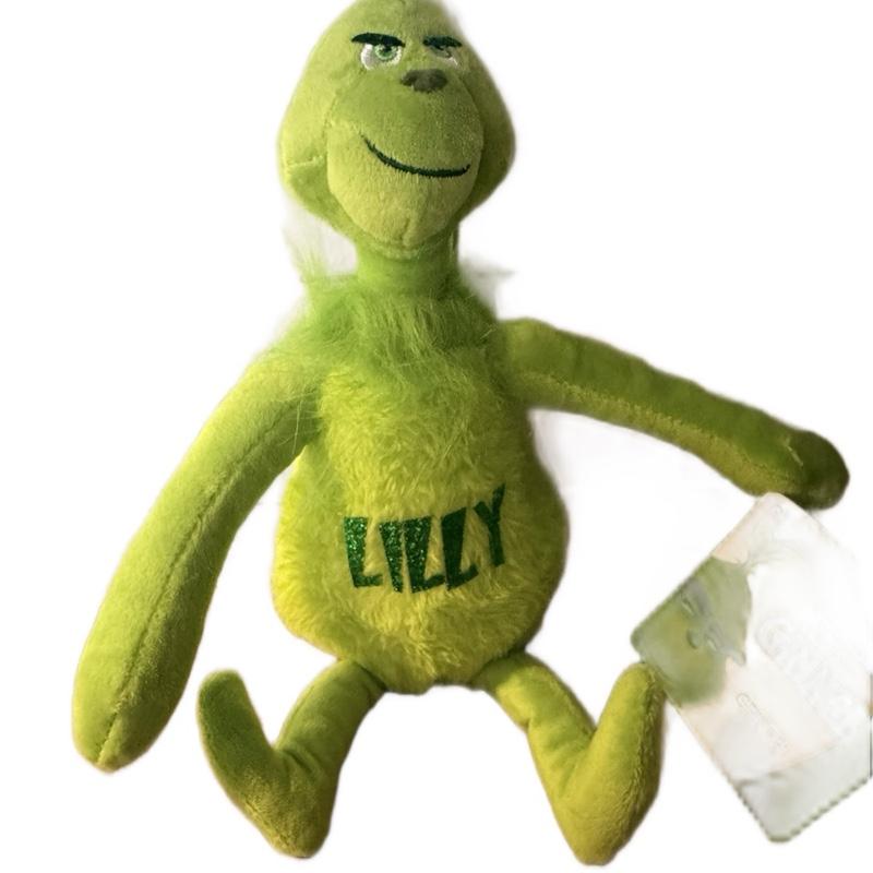 Green Christmas Personalised Soft Toy - Soft Plush Toy for Christmas Decoration