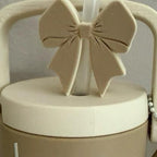 Straw Topper - Elegant Bow Design for Drinks, Enhances Any Beverage's Aesthetic, Versatile for All Straws