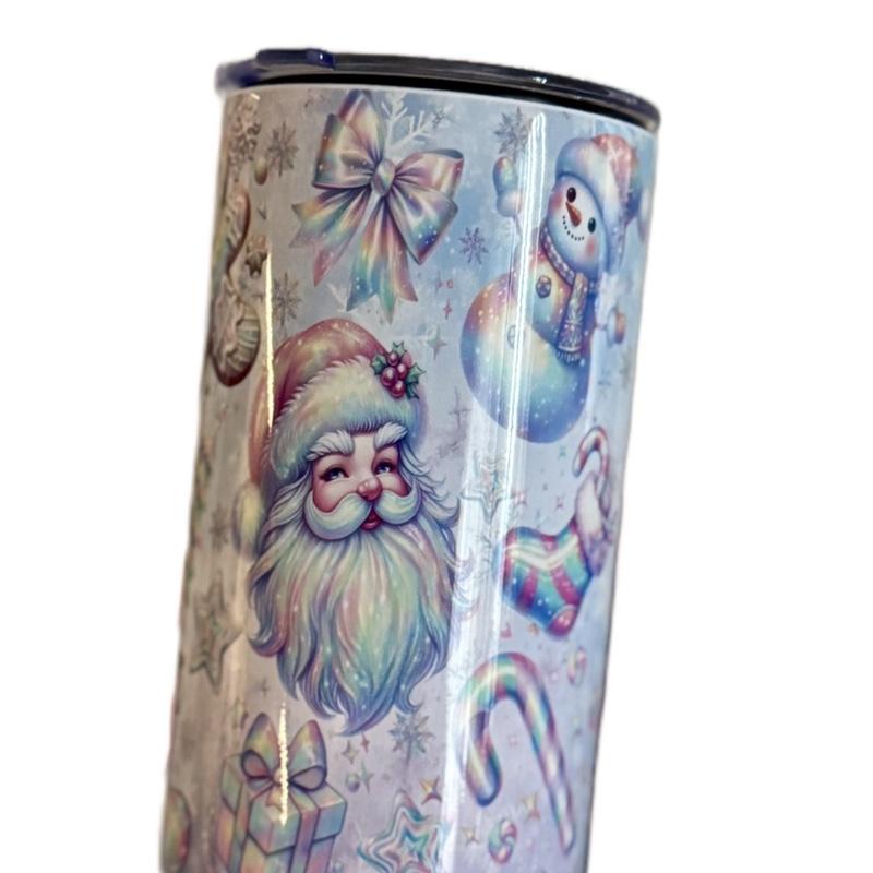 Christmas Themed 20oz Tumbler with Lid and Straw & 12oz Matching Sippy Cup with Two Different Lids for Festive Drinks Drinkware Flasks Insulated Set Mug Bottles Water Bottles Bottled