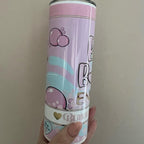 Lilac and blue 20oz personalised tumbler with lid and straw for hot and cold drinks