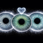Beautiful Enhanced eye art, can be personalised, from 2 to 6 eyes, different designs available