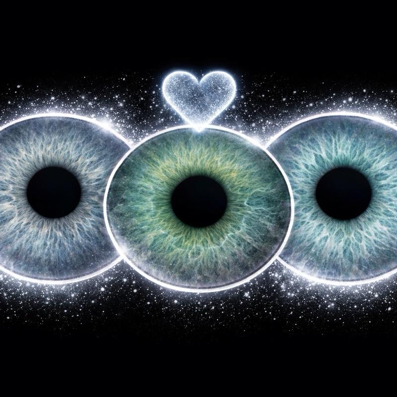 Beautiful Enhanced eye art, can be personalised, from 2 to 6 eyes, different designs available