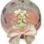 Giant fillable Easter themed plastic lollipop in pink or blue-not filled Gift, organiser. Easter, birthday or valentines gift