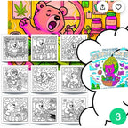 Funny adult stoner colouring books 4 to choose from