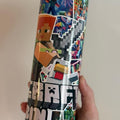 Personalised children’s building bricks 20oz tumbler with lid and straw for hot and cold drinks