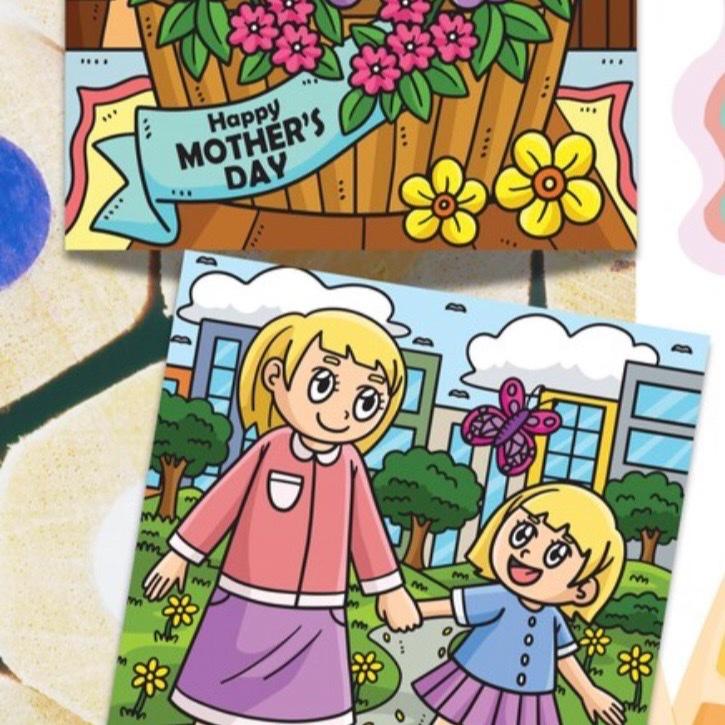 Mother’s Day themed colouring book perfect gift for any mums