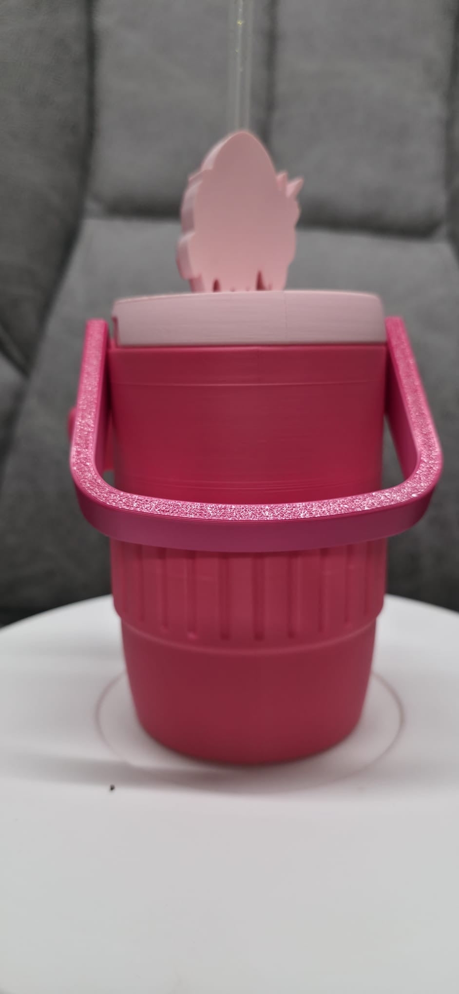 Pink Ghost Mask 3D Printed Can Cooler – 330ml