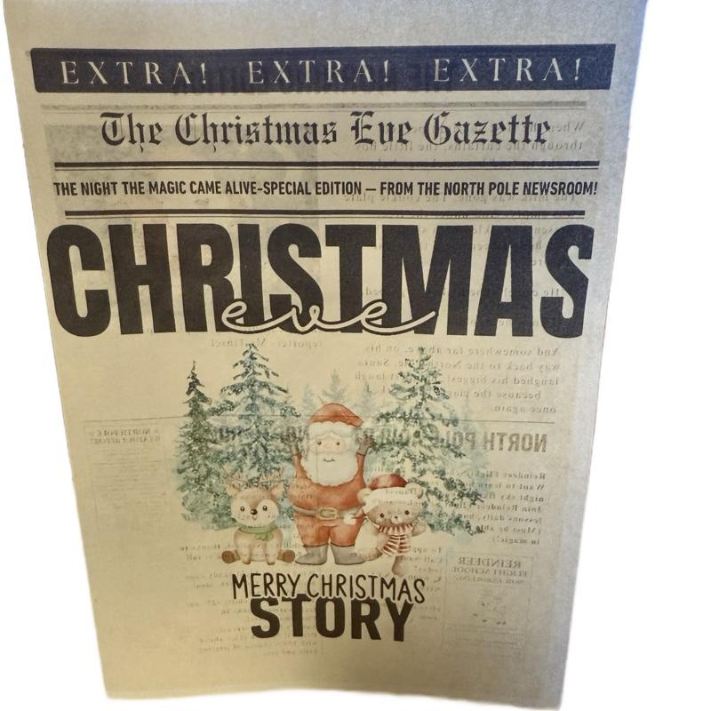 Christmas Eve newspaper for your children to enjoy great for Christmas Eve boxes