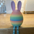 Easter egg bunny surprise holder with articulated legs. Easter gift, Easter gift holder option to add on extras