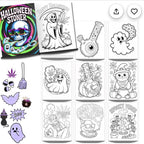 Funny horror colouring books 3 to choose from cute serial killer, spooky stoner and Halloween stoner