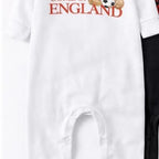Baby vests and baby grows football themed. Football babies vest and rompers in support of the 2026 World Cup