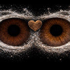 Beautiful Enhanced eye art, can be personalised, from 2 to 6 eyes, different designs available