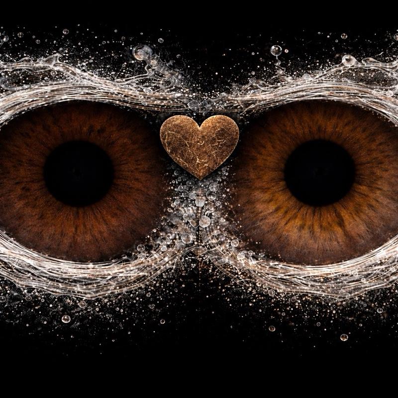 Beautiful Enhanced eye art, can be personalised, from 2 to 6 eyes, different designs available